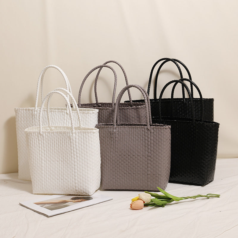 Geflochtene Freizeit Shopper-Tasche Brehn