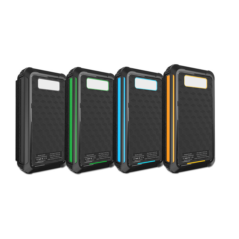 Hochleistungs-Solar-Powerbank mit Multi-Ladeoptionen Brehn
