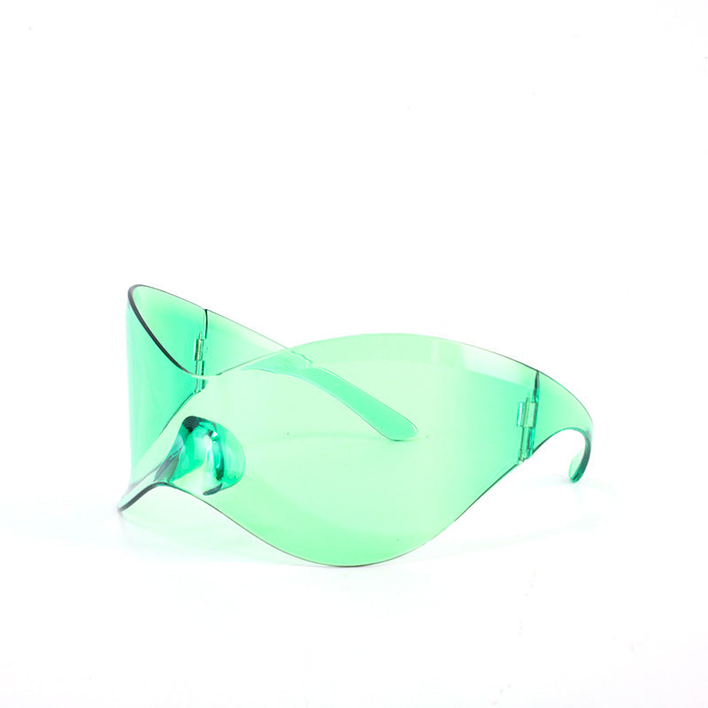 Damen futuristische Wellen-Sonnenbrille Brehn