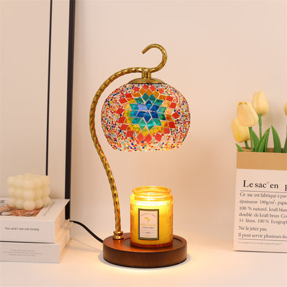 Mosaikglas-Tischlampe