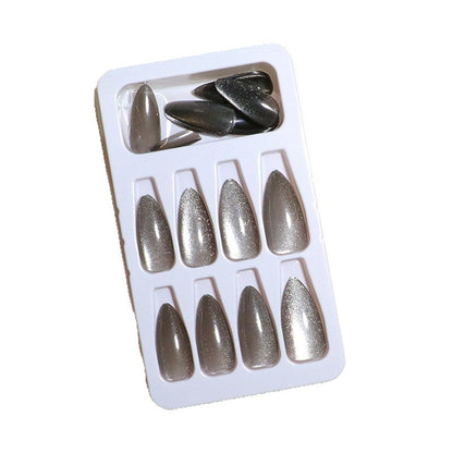 Glamouröse schimmernde Press-On-Nagelspitzen Brehn