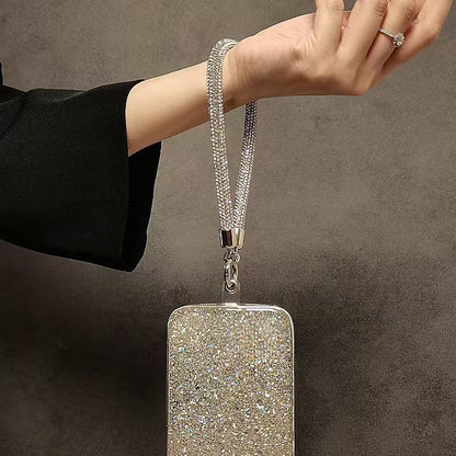 Rhinestone-accentierte Handtaschenriemen Brehn