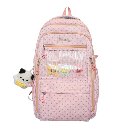 Stilvolles sternbedrucktes multifunktionales Rucksack Brehn