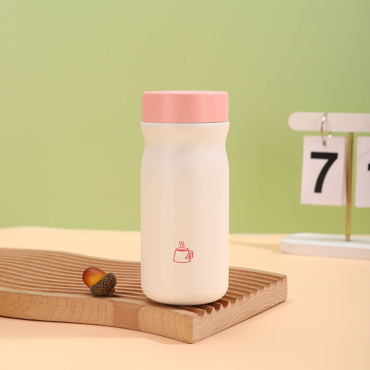 Damen Isolierte Kaffeetasse mit praktischem Auslaufstopp Brehn
