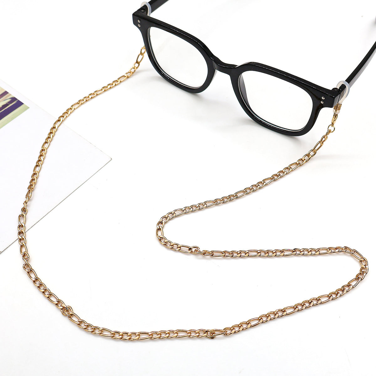 Farbenfrohe Perlen Brille Kette Brehn