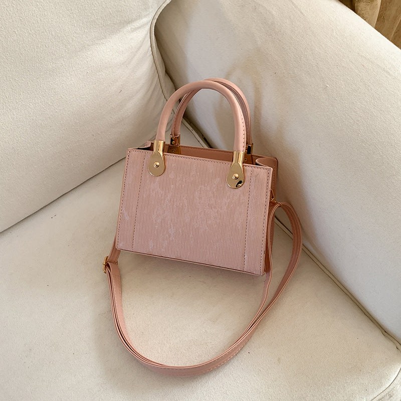 Elegante Texturierte Handtasche Schultertasche