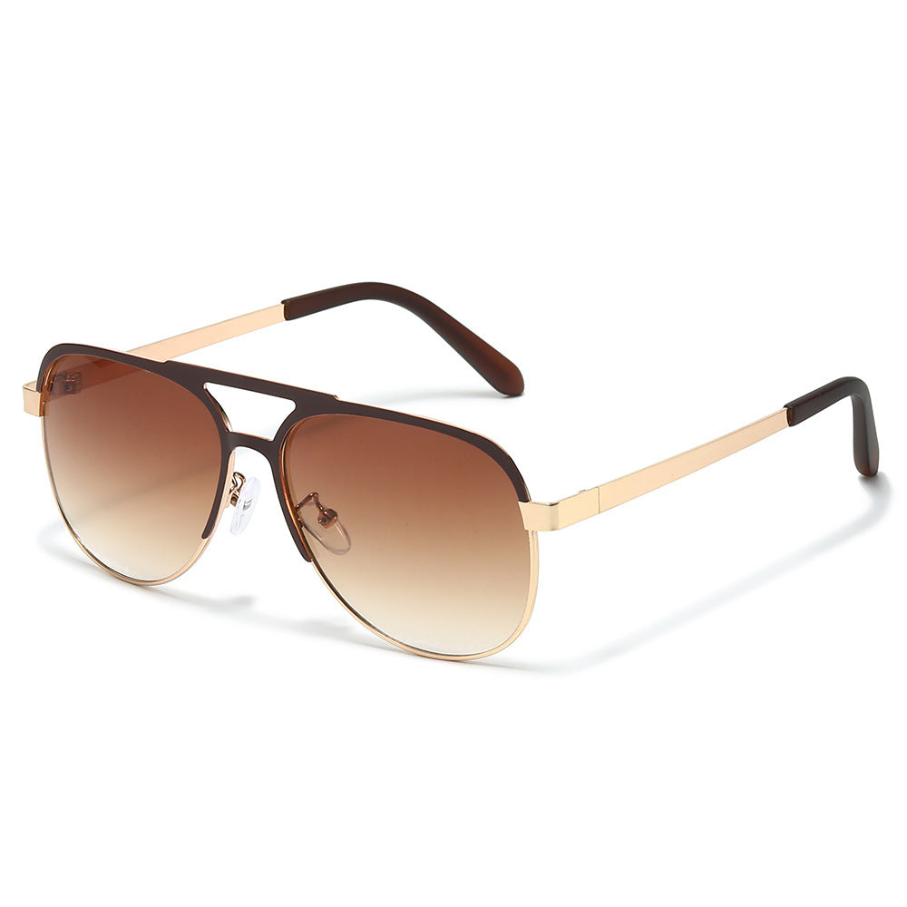 Luxuriöse Metallrahmen Aviator Sonnenbrille Brehn