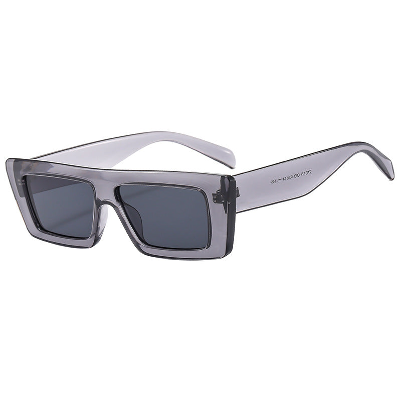 Damen Modische rechteckige Sonnenbrille im modernen Design Brehn