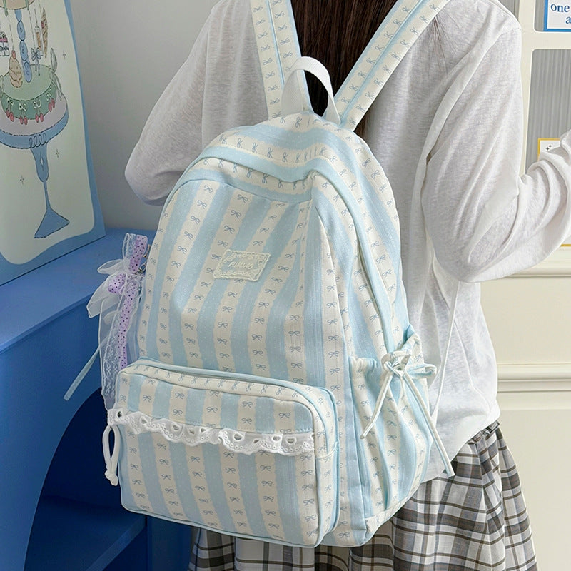 Süßer gemusterter Schulrucksack Brehn