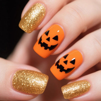 Halloween-Themen Nagelkunst Brehn