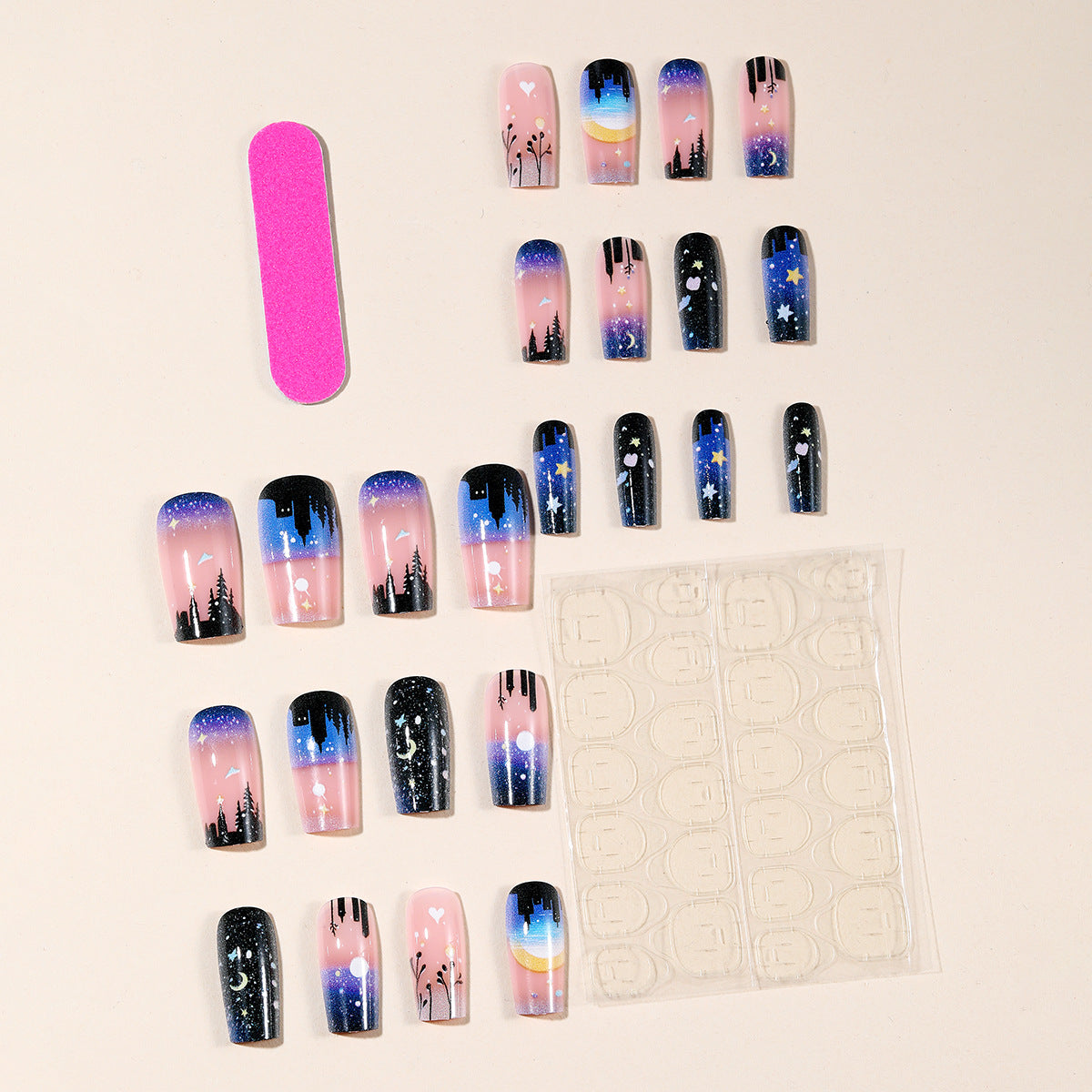 Himmlisches Nail Art Design Brehn