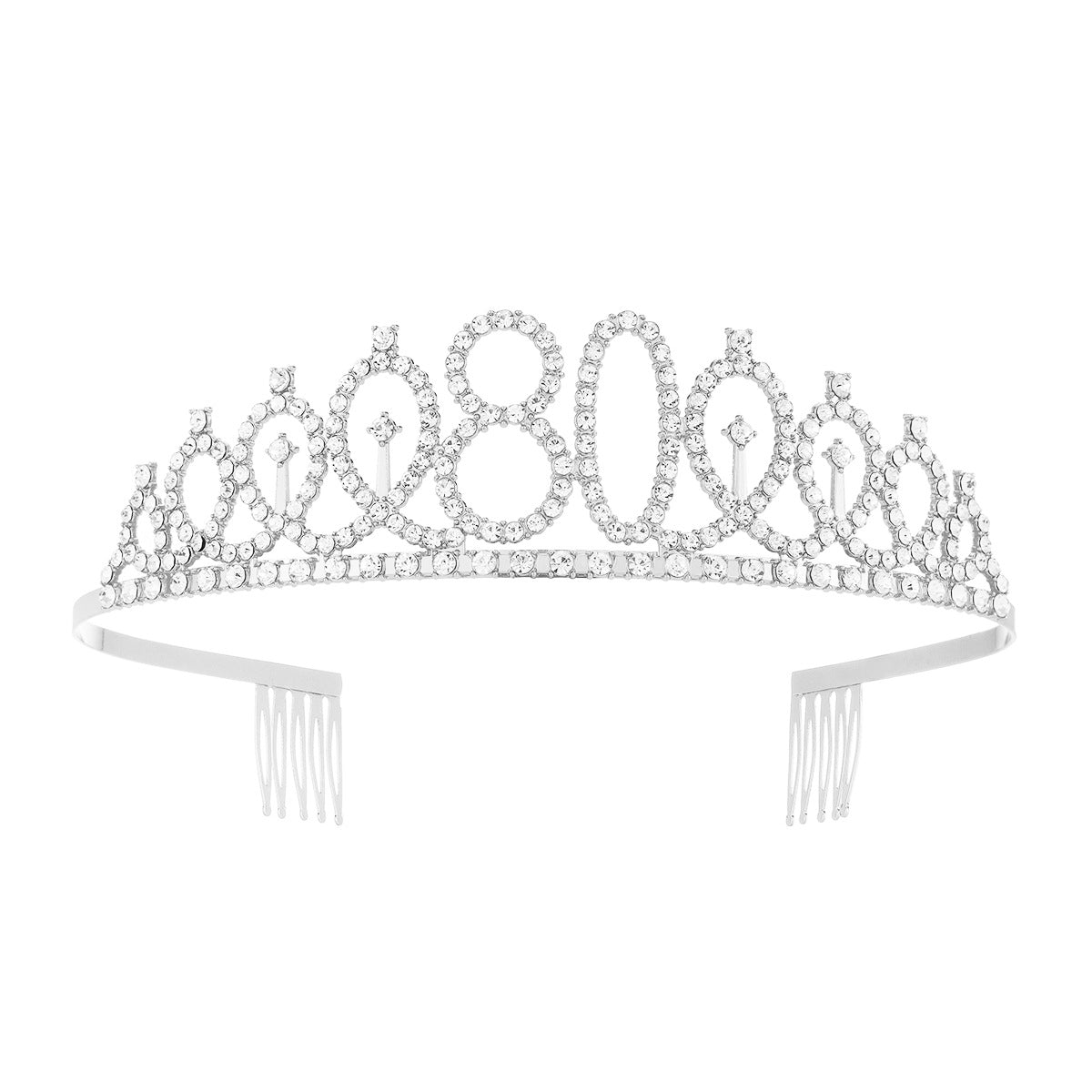 Damen Kristallverzierte Tiara mit elegantem Design Brehn