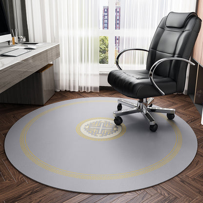 Runde elegante Büromatte Brehn