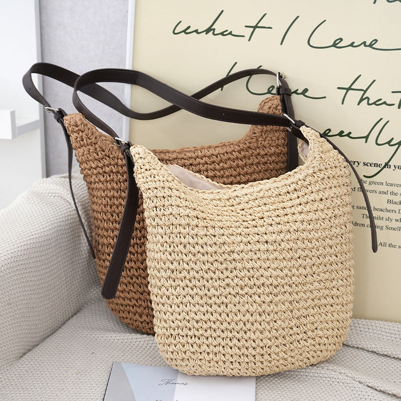 Handgefertigte Schultertasche Aus Natürlichem Material Brehn