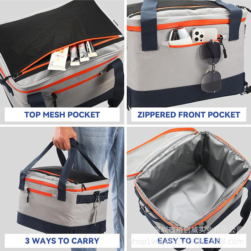 Isolierte Lebensmittel- und Getränkekühltasche Brehn