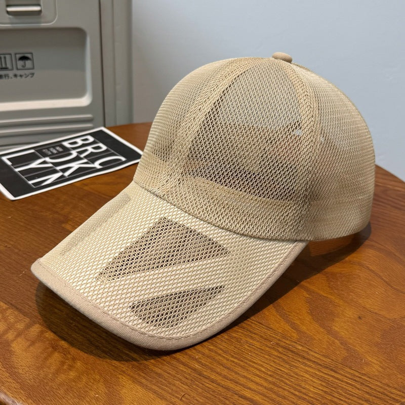 Damen Sportliche Netz-Baseballkappe Brehn