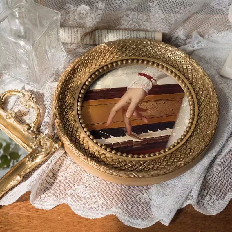 Vintage Florale Dekorative Platte