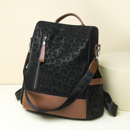Chic Leopard-Print Rucksack Brehn