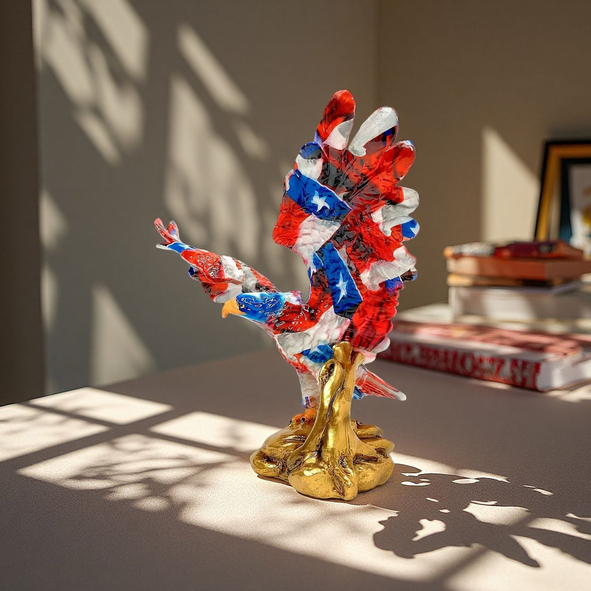 Kunstvolle Adler Skulptur Brehn