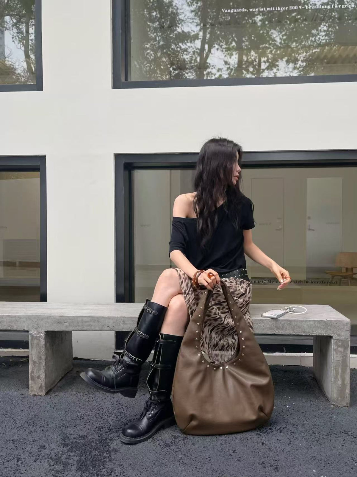 Elegante Lockere Handtasche