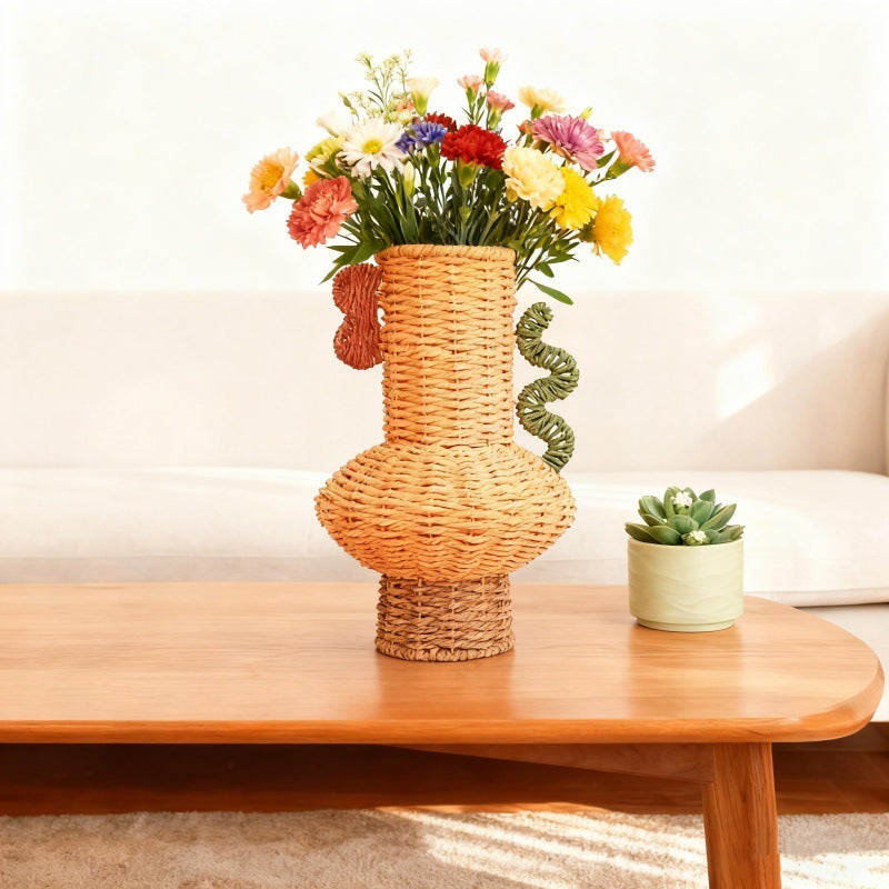 Dekorative Geflochtene Vase Brehn