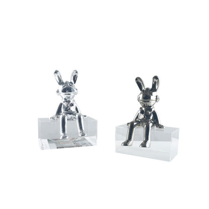 Elegante dekorative Hasenfigur