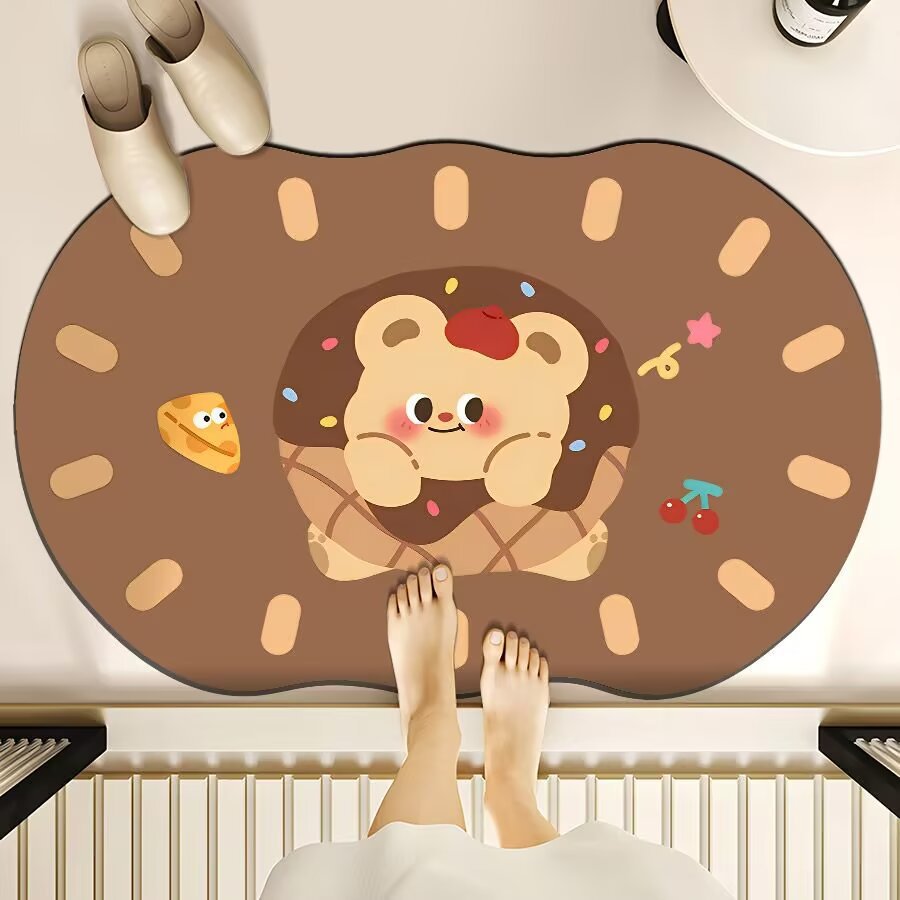 Süße Cartoon Bär Badmatte Brehn