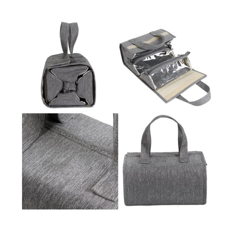 Praktische Kosmetik-Organizer-Tasche mit Durchsichtigen Fächern Brehn
