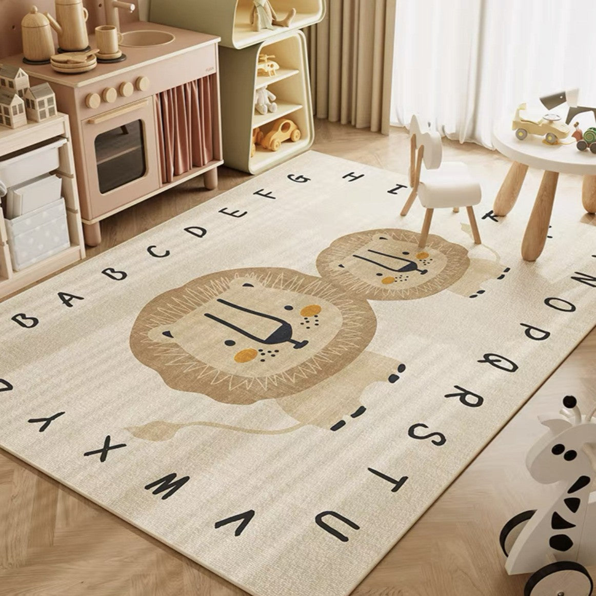 Kinderspielteppich mit Katzenmotiv Brehn