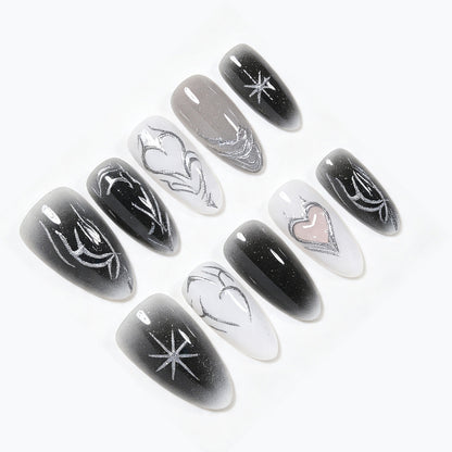 Künstlerische Lange Stiletto Nagel Kunst Tipps Brehn