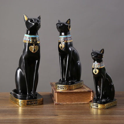 Antike Ägyptische Katzenfiguren Brehn