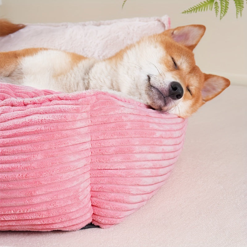 Plüsch Corduroy Hundebett