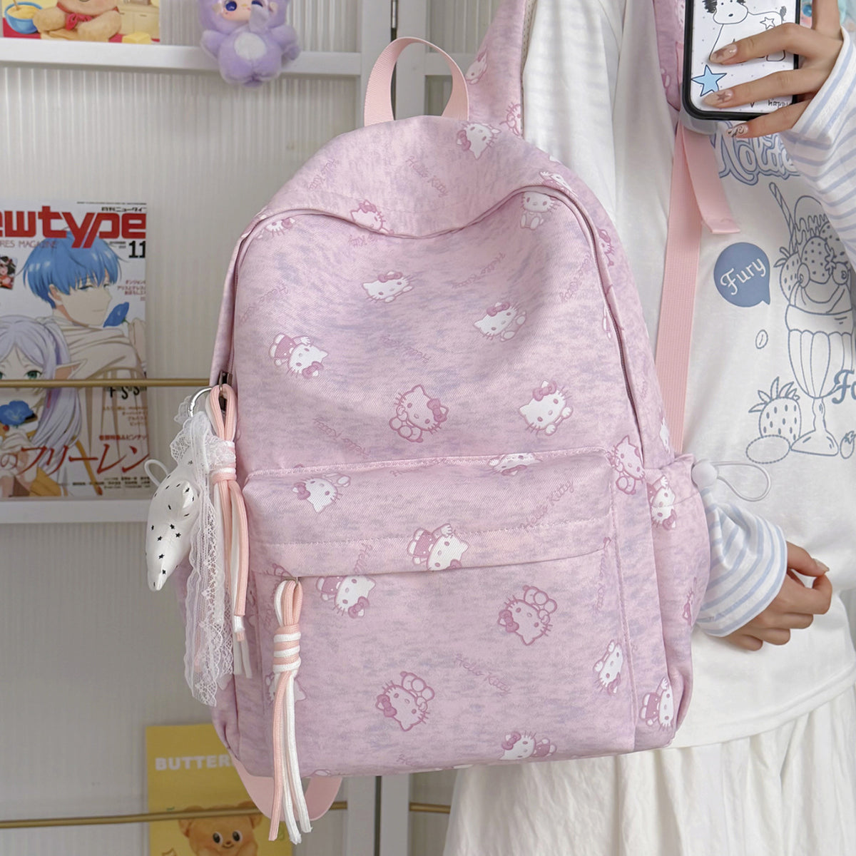 Cartoon-Charakter Grafik Rucksack Brehn