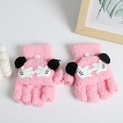 Niedliche tierisch gestaltete Handschuhe ohne Finger Brehn