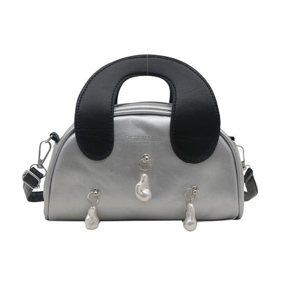 Elegante Perlenverzierte Handtasche
