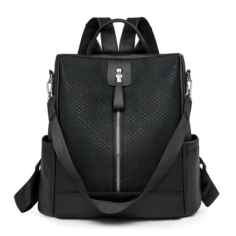 Texturierte Mehrfachtaschen-Rucksack Brehn
