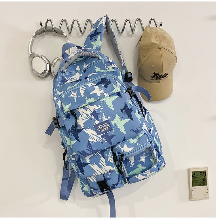 Vielseitiger Sternmuster-Rucksack Brehn