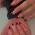 Elegante Stiletto Press-On Nagelkunst Brehn
