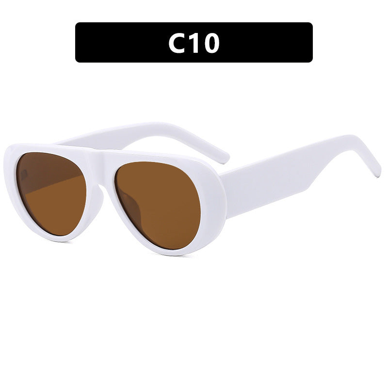 Damen zeitgenössische Sonnenbrille mit innovativem Design Brehn