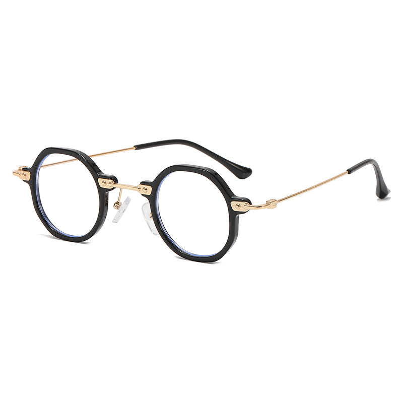 Damen Designer-Sonnenbrille mit hexagonalem Rahmen und luxuriösen Metallakzenten Brehn