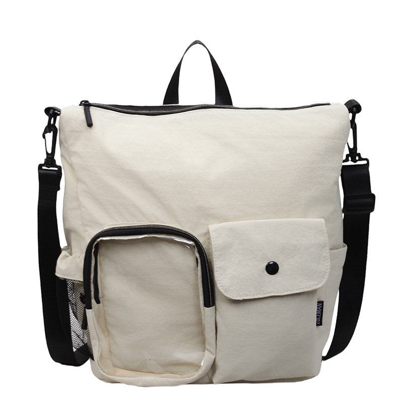 Multi-Pocket Utility Schultertasche Brehn