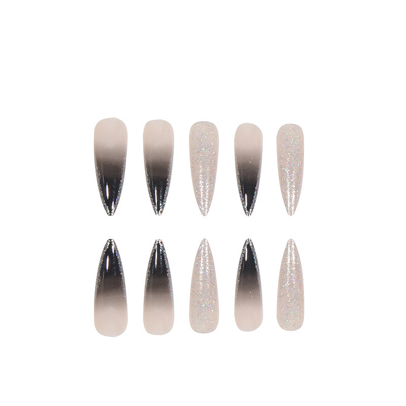 Glamouröse Stiletto Press-On Nail Set Brehn