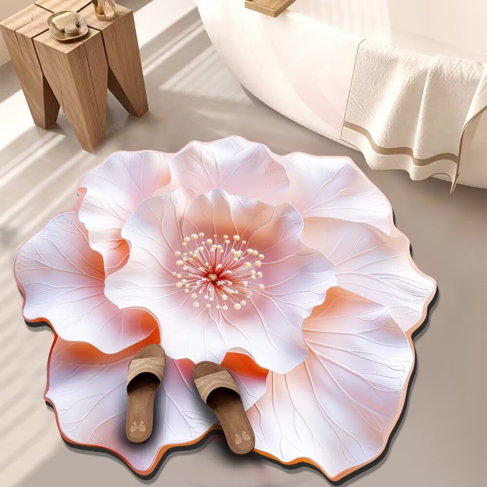 Fröhlicher floral dekorativer Teppich Brehn