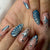 Kunstnagelset mit maritimen Muschel- und Sternmotiv Brehn