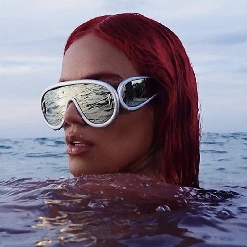 Damen modische Sonnenbrille mit abnehmbaren Gläsern Brehn