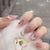 Künstlerisches 3D-Blumendruck-Nagelset Brehn