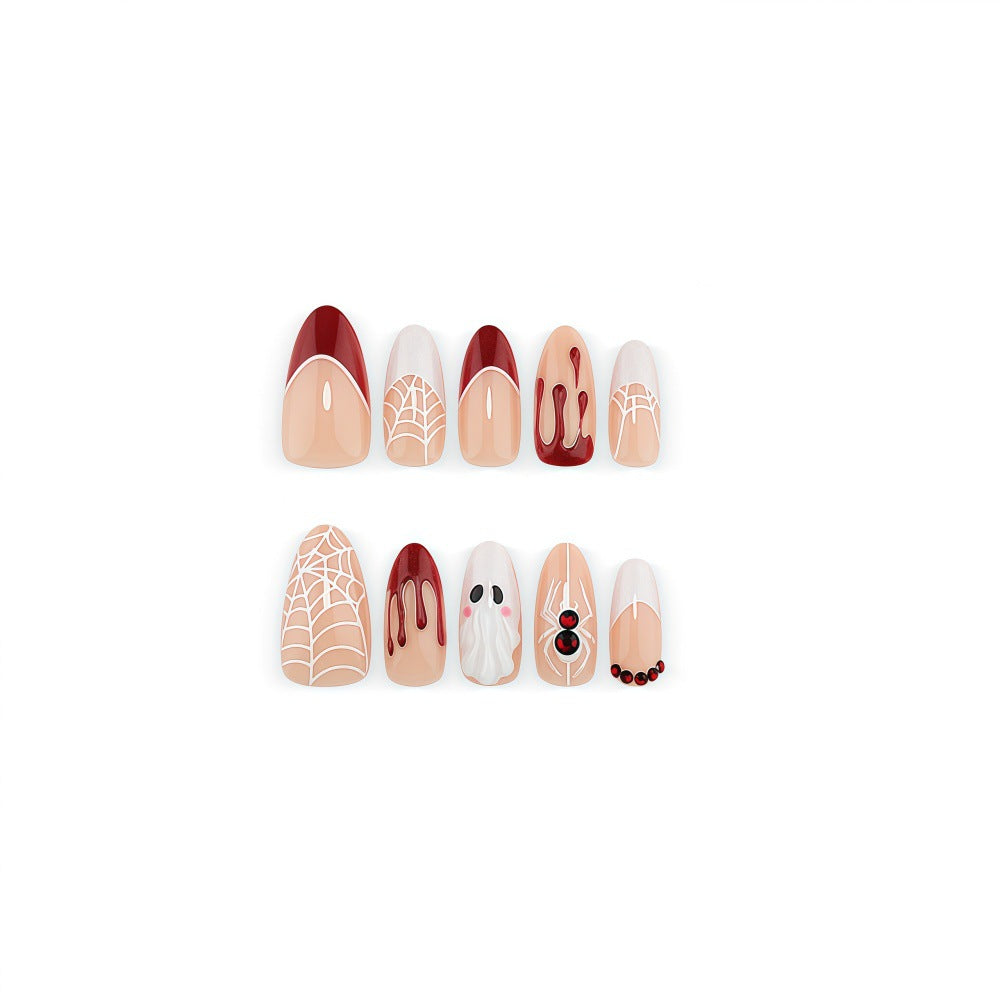 Halloween Kunstnagelset mit Gruselmotiven Brehn