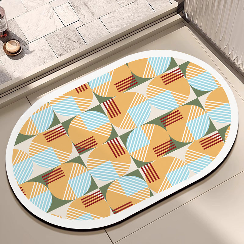 Geometrisch gemusterter Teppich Brehn