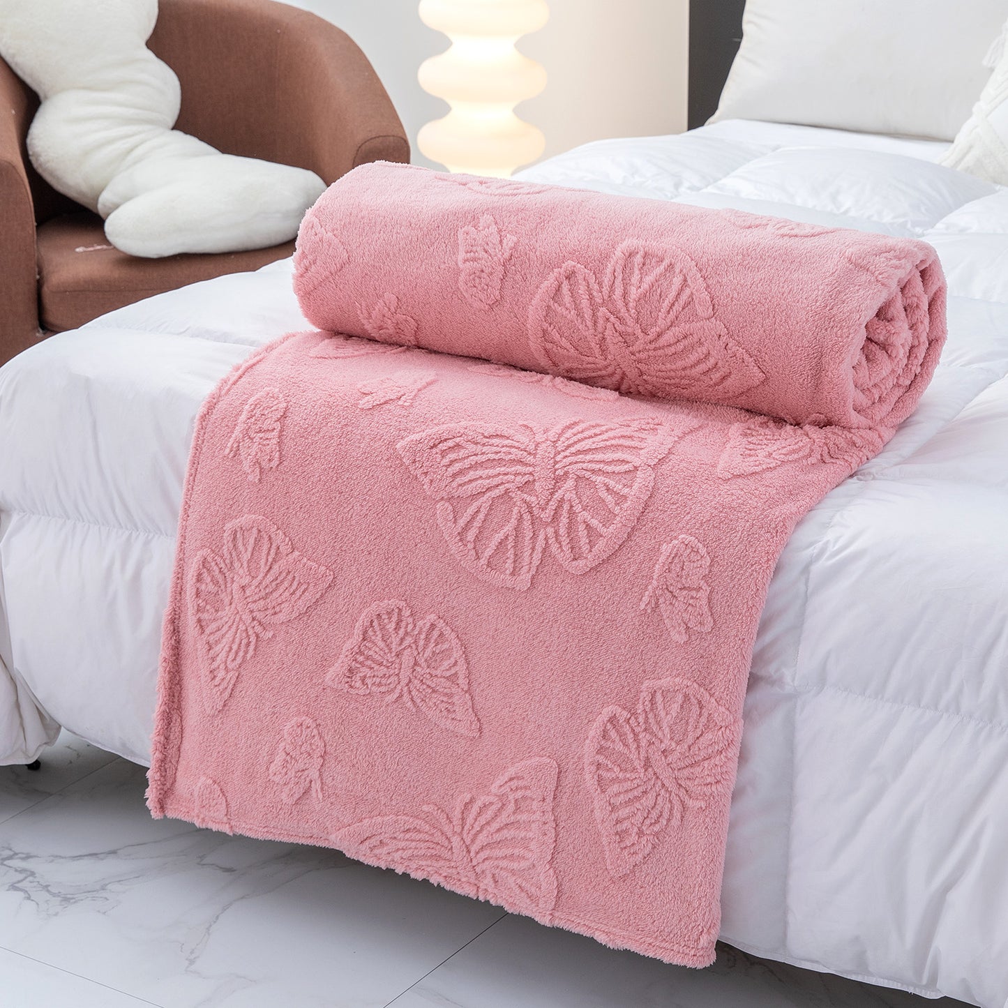 Damen Cozy Mischgewebe Decke Brehn
