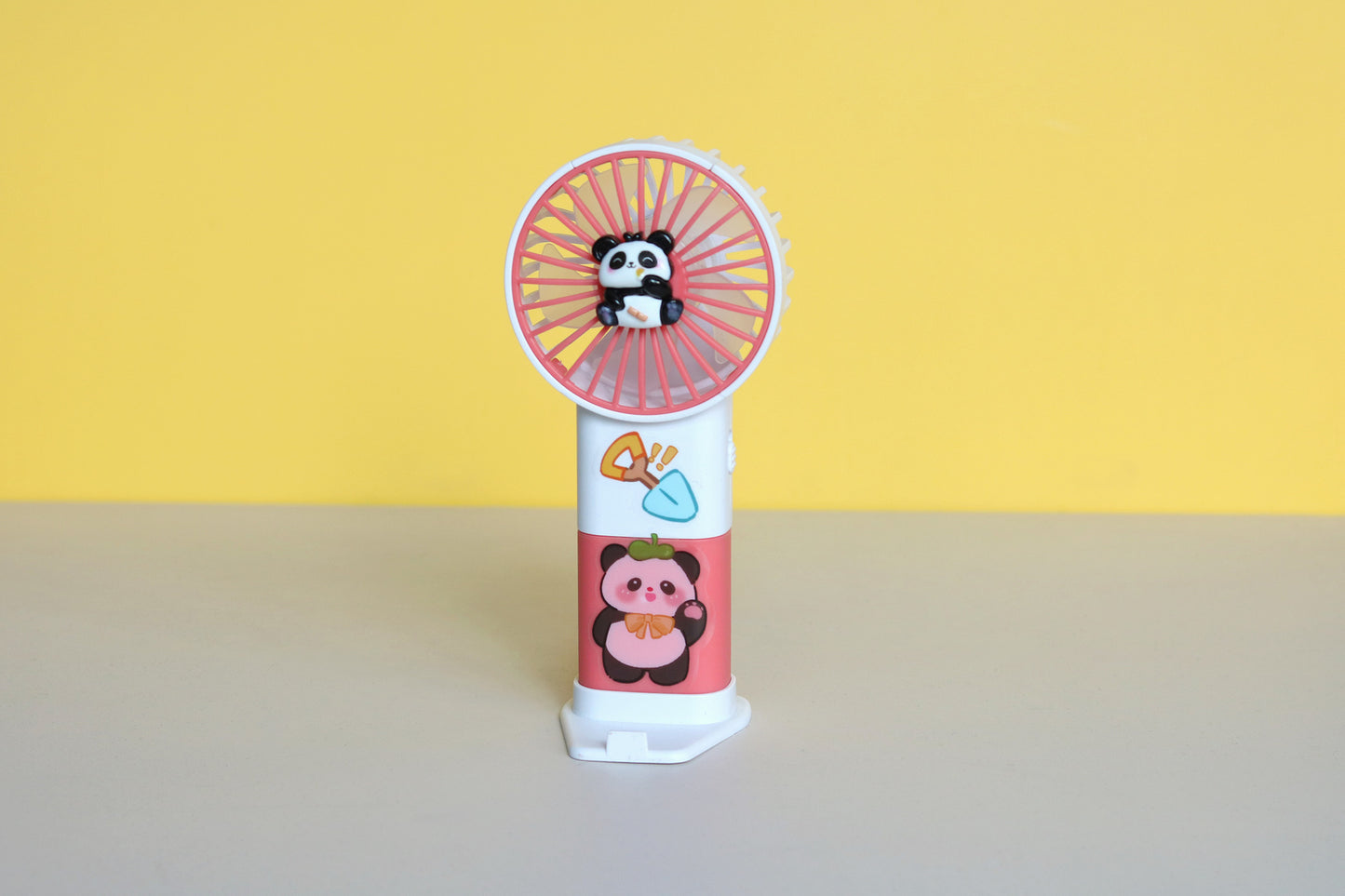 Unisex Tragbarer Handventilator im niedlichen Panda-Design Brehn